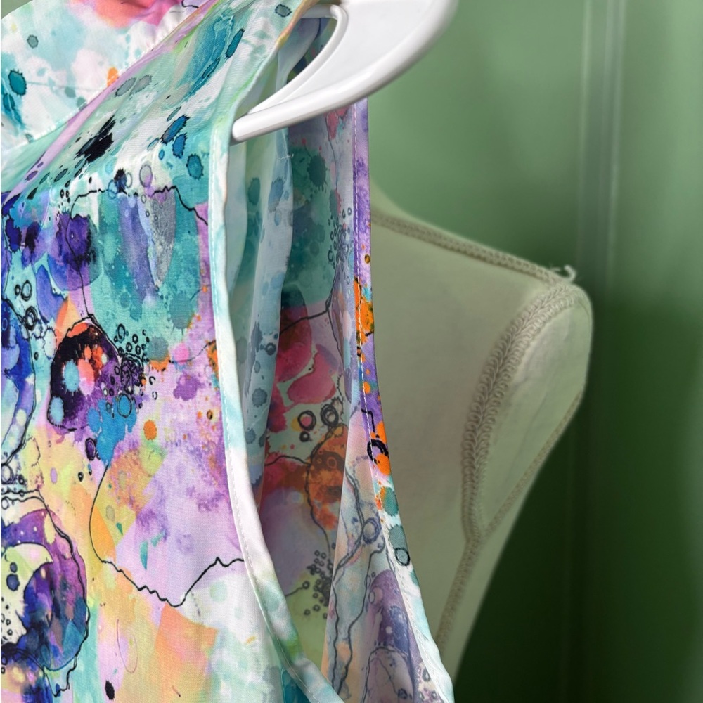 NWT Amanda U. Floral Multicolor Jumpsuit Small - Picture 11 of 11